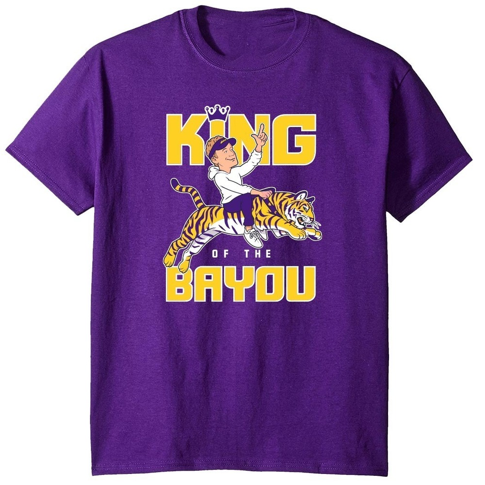 Lane Kiffin King Bayou LSU Shirt